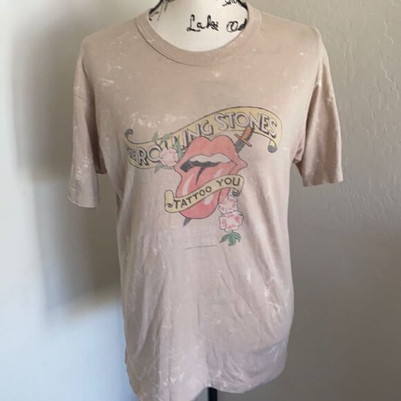 Chaser The Rolling Stones Graphic Distressed Shirt - Picture 1 of 9